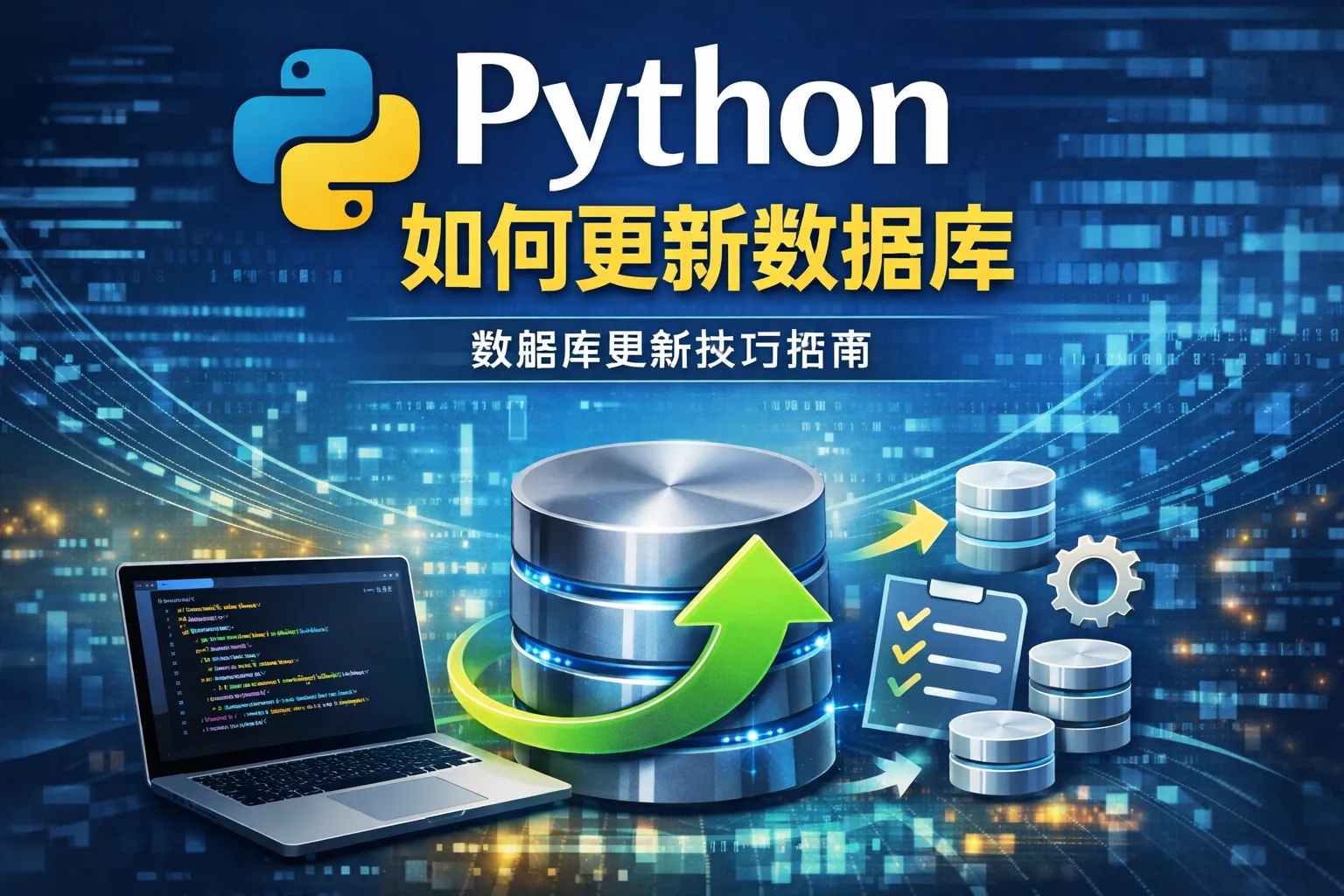 python 如何更新数据库数据库