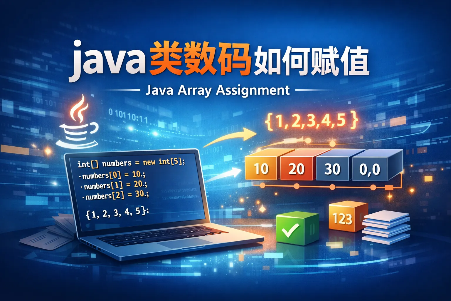 java类数组如何赋值
