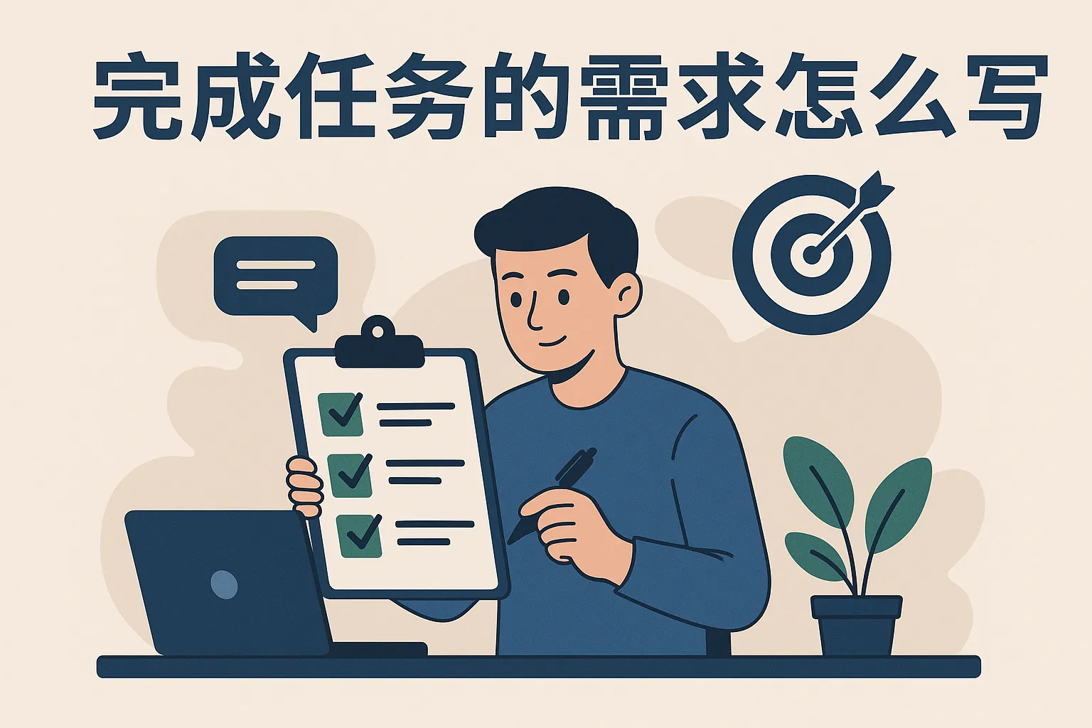 完成任务的需求怎么写