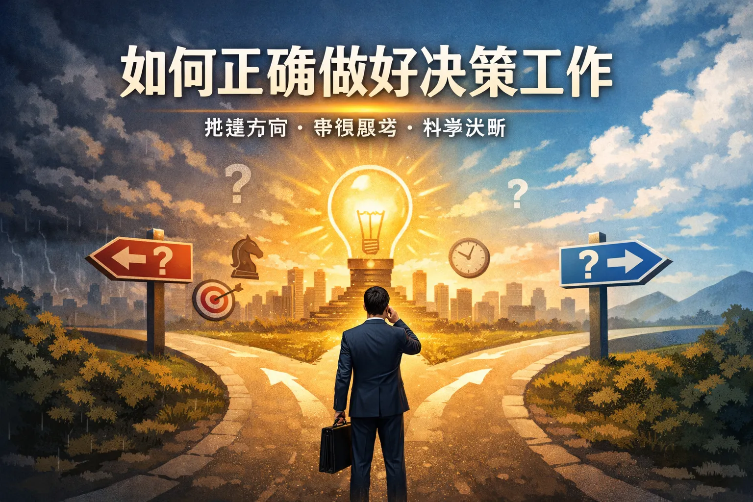 如何正确做好决策工作
