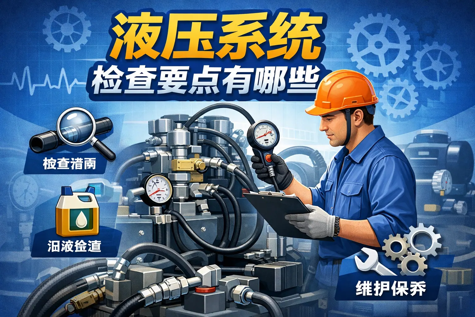 液压系统检查要点有哪些