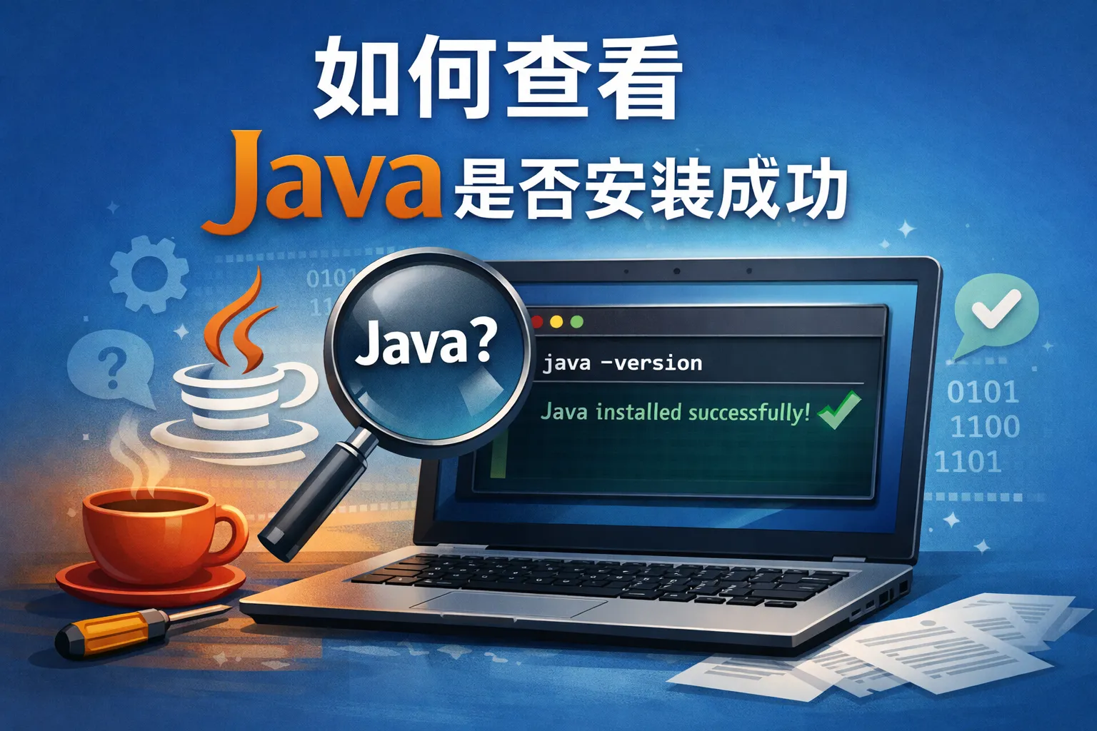 如何查看java是否安装成功