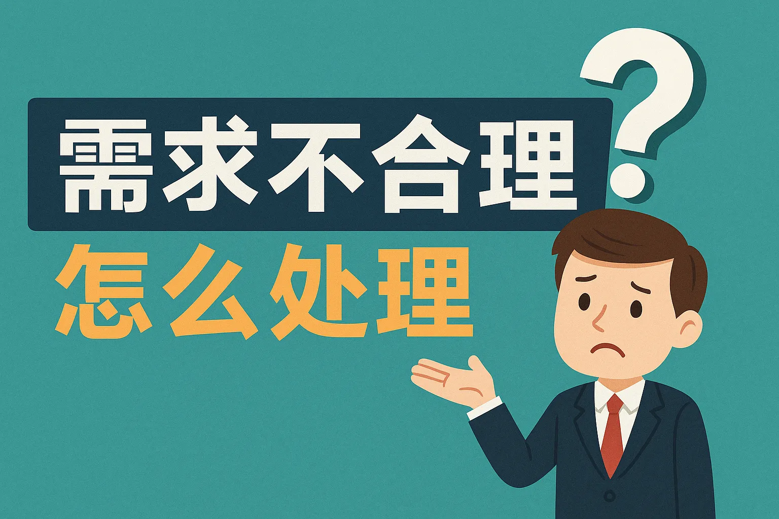 需求不合理怎么处理