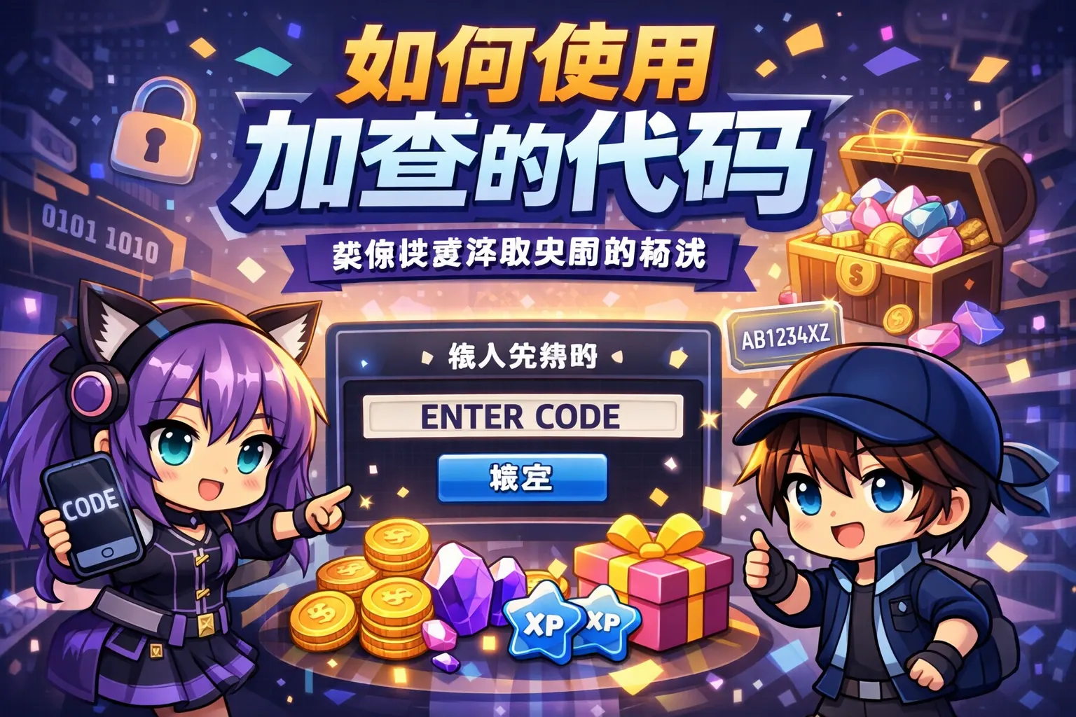 如何使用加查的代码