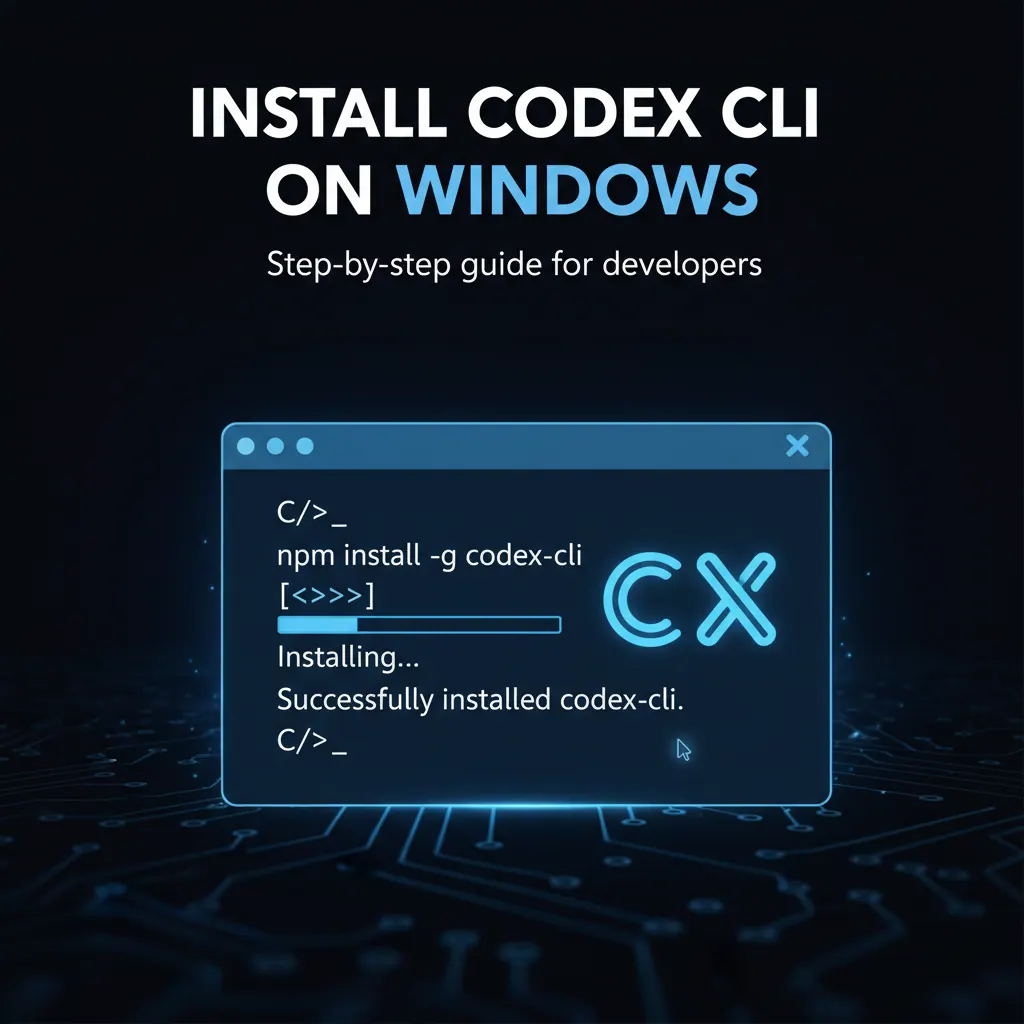 Windows 上 怎么安装 Codex CLI