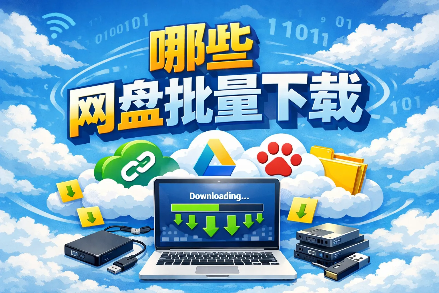 哪些网盘批量下载