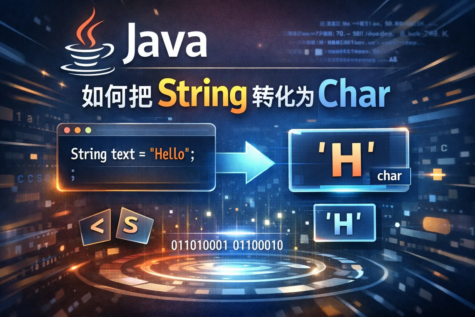 java如何把string转化为char
