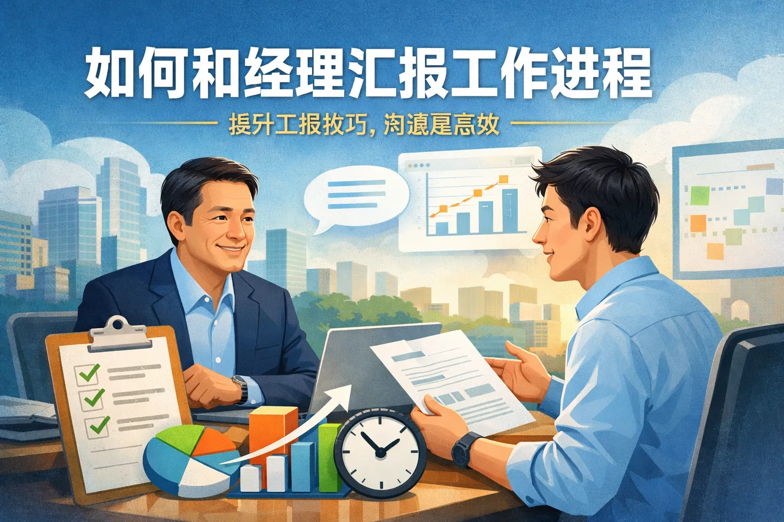 如何和经理汇报工作进程