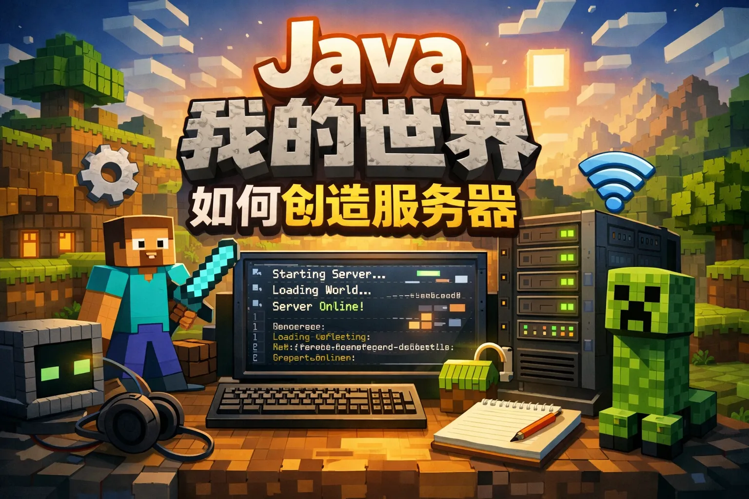 java我的世界如何创造服务器