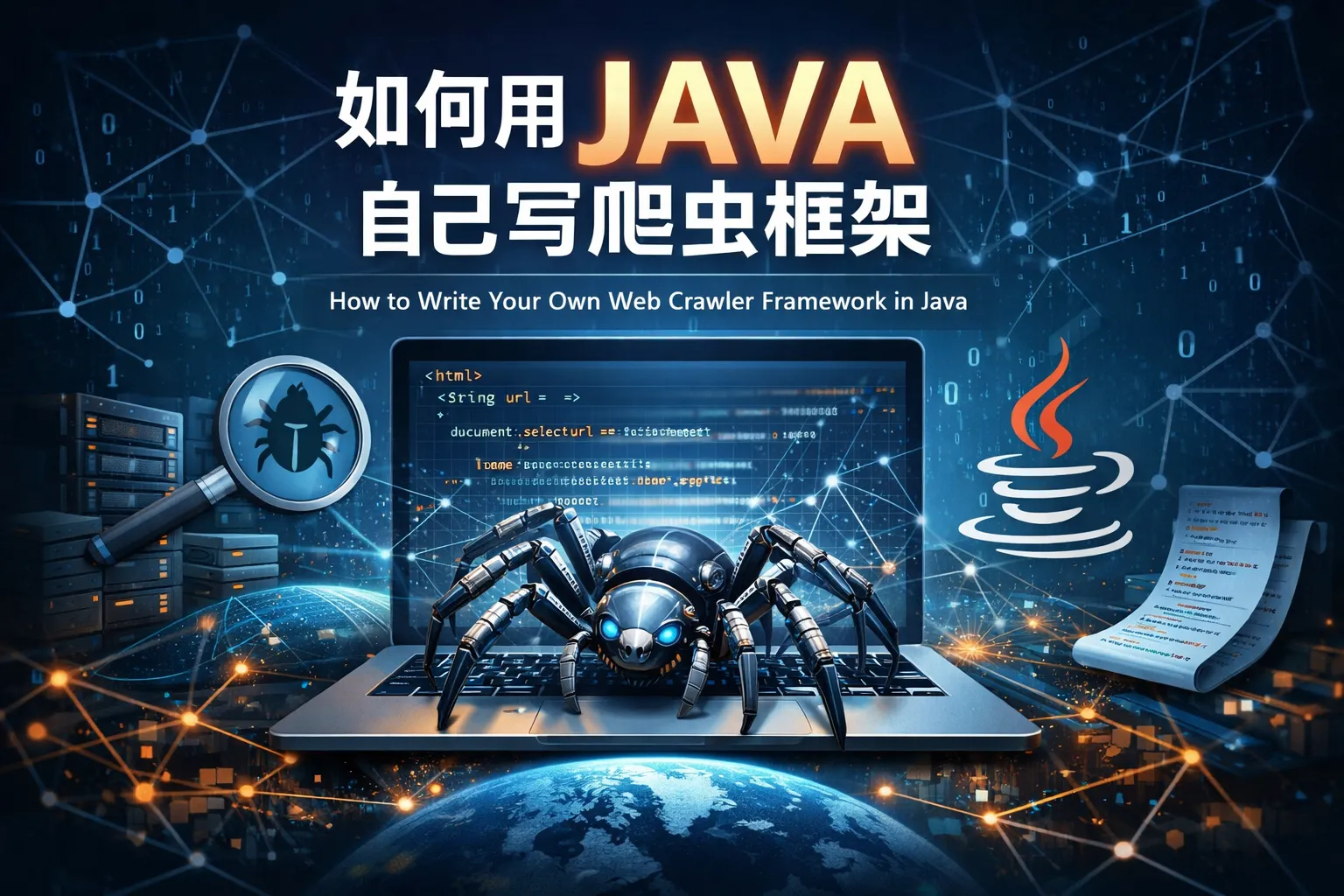 如何用JAVA自己写爬虫框架