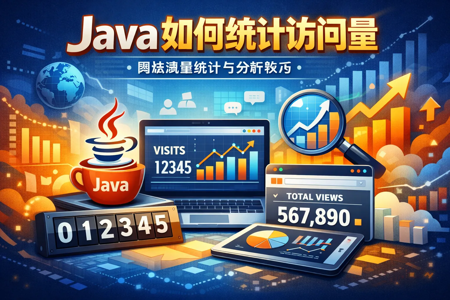 java如何统计访问量