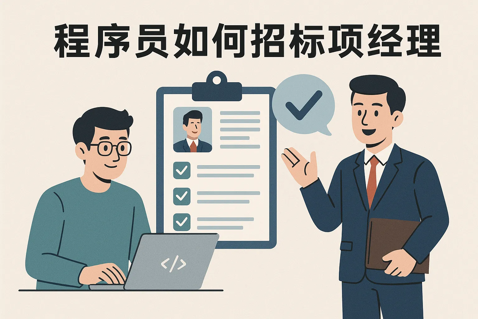 程序员如何招标项目经理