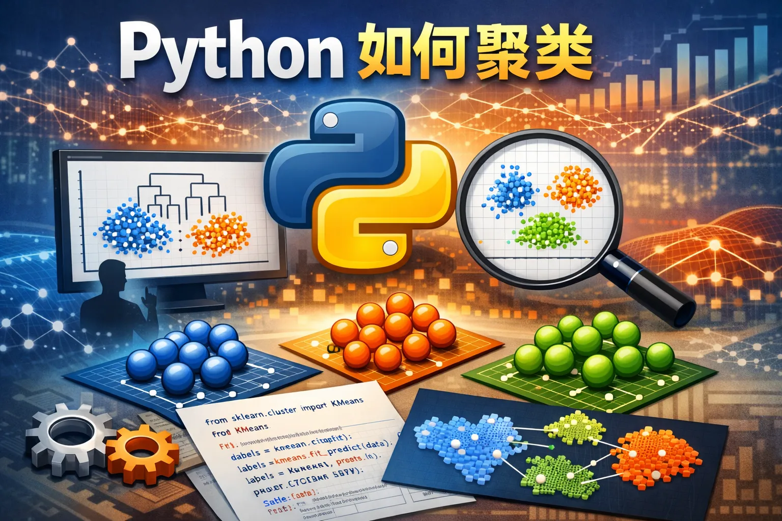 python如何聚类