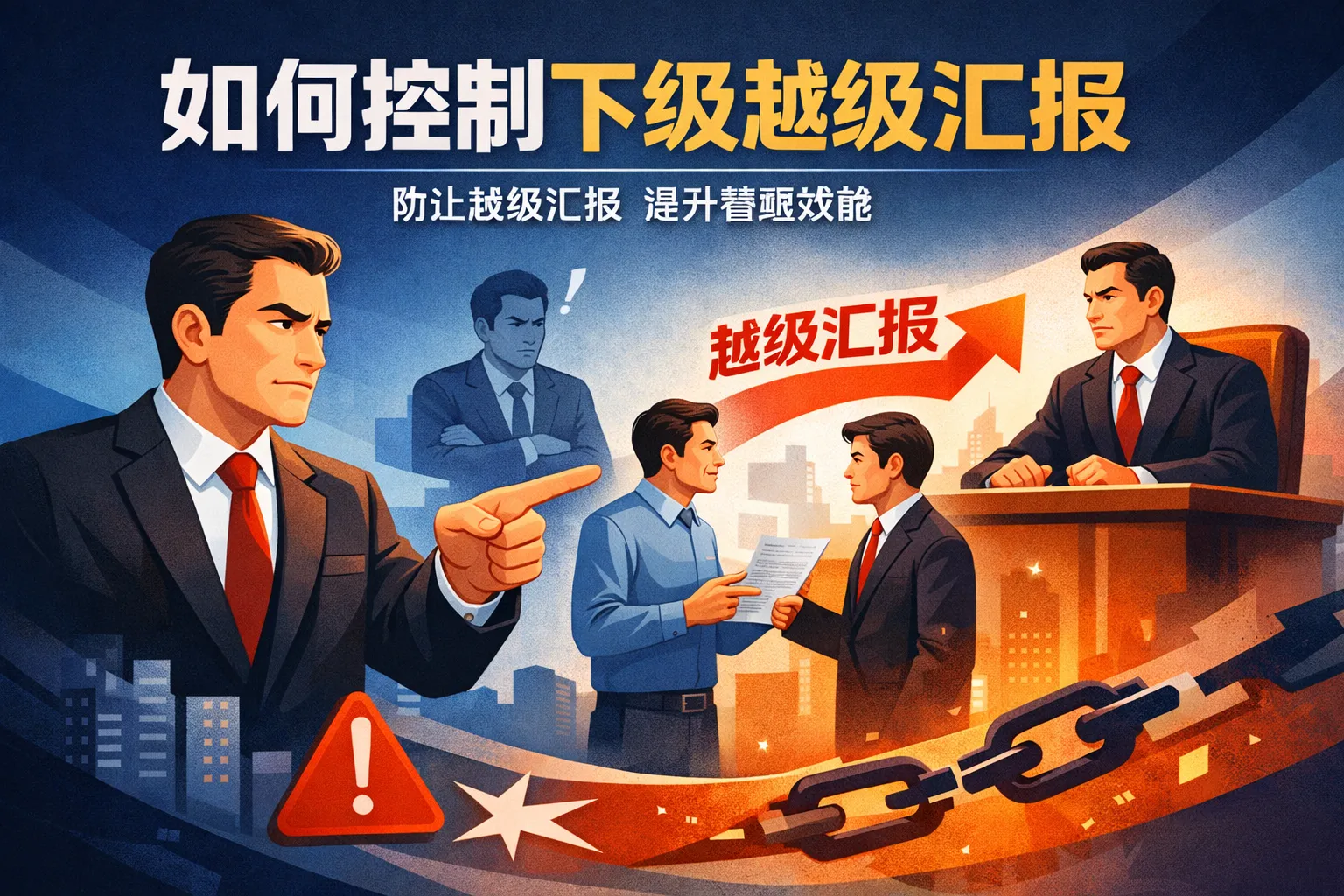 如何控制下级越级汇报