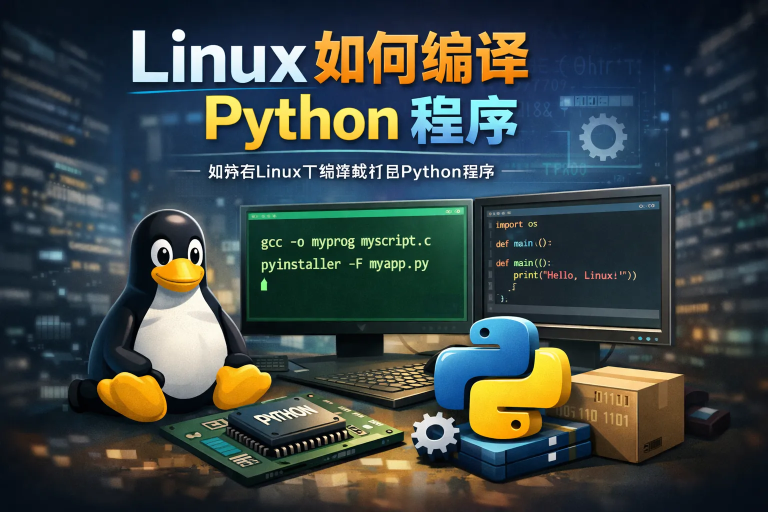 linux如何编译python程序