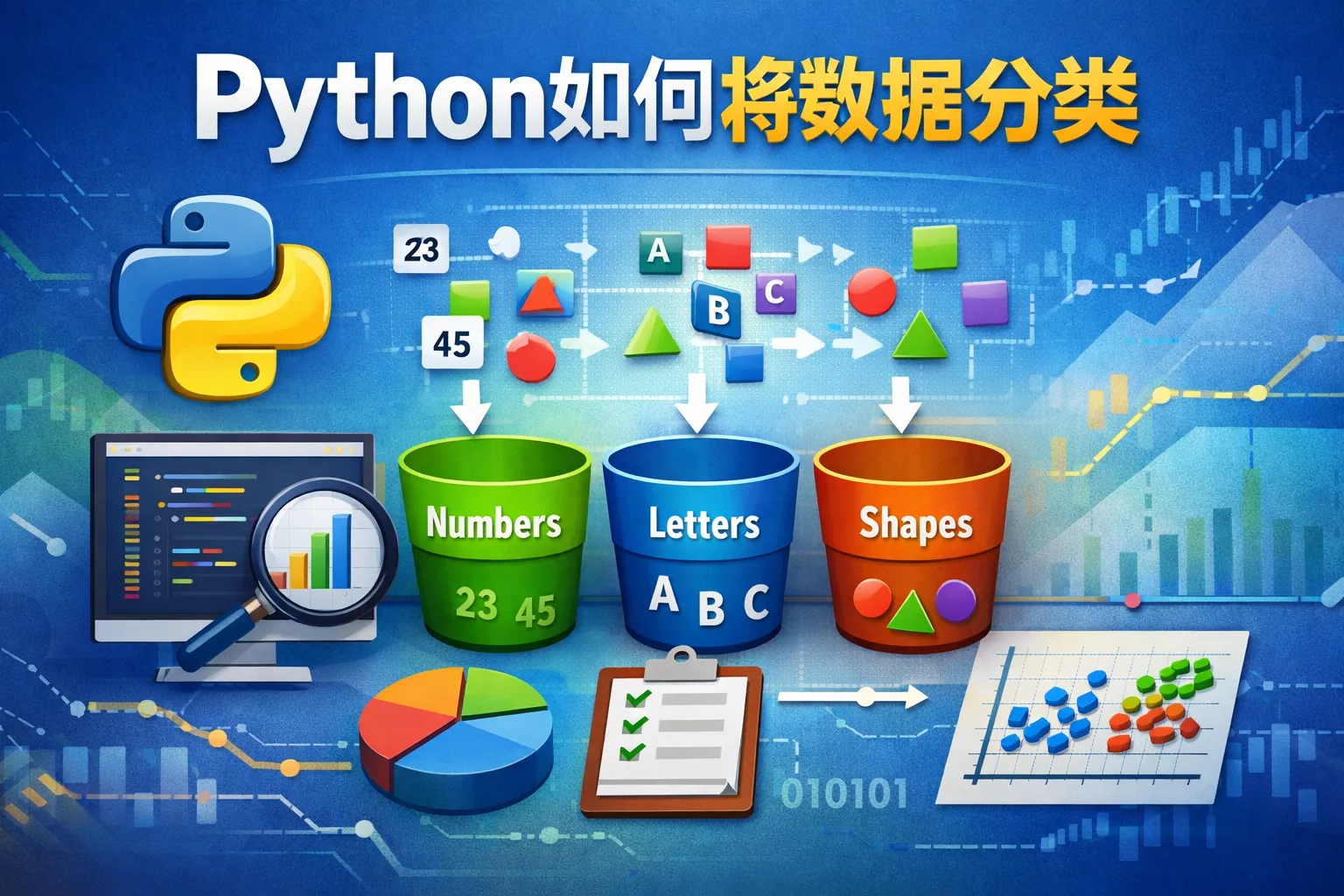python如何将数据分类