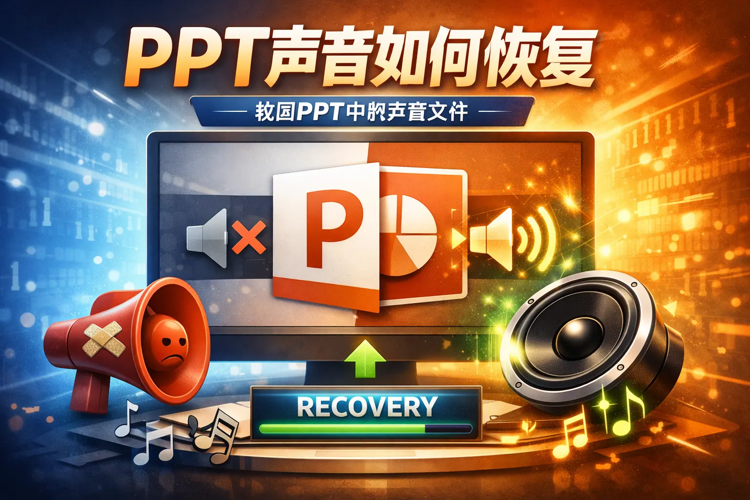 ppt声音如何恢复
