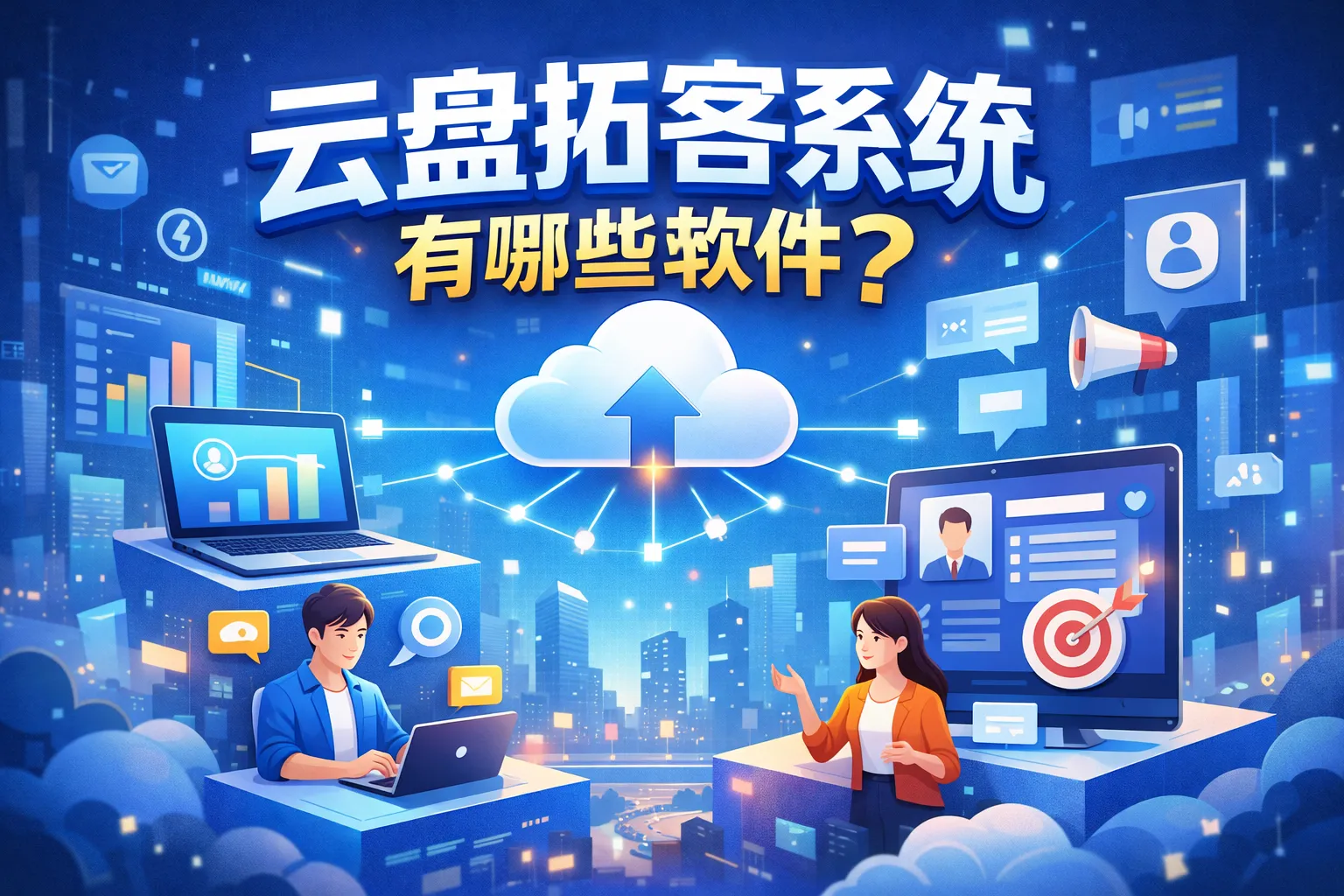 云盘拓客系统有哪些软件