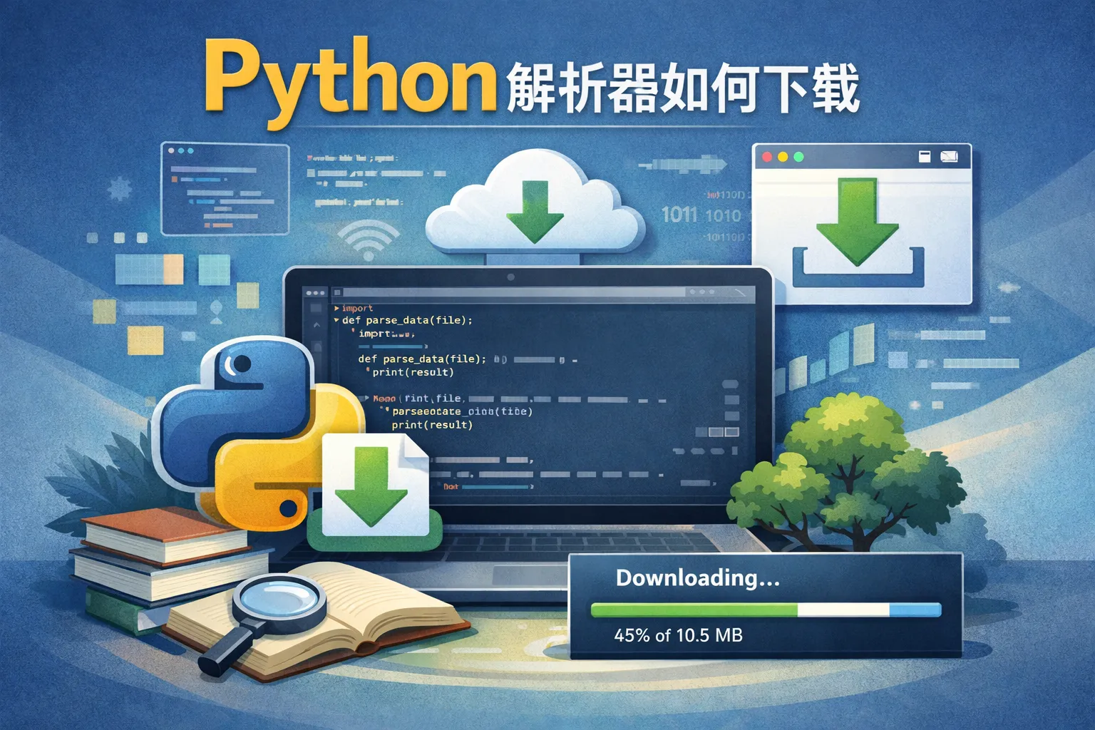 python解析器如何下载