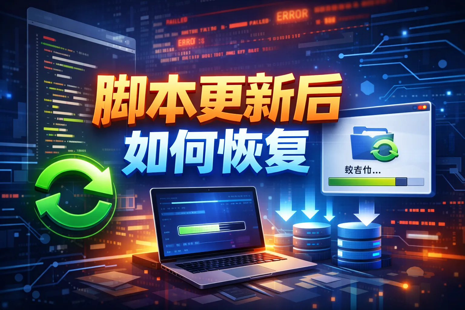 脚本更新后如何恢复