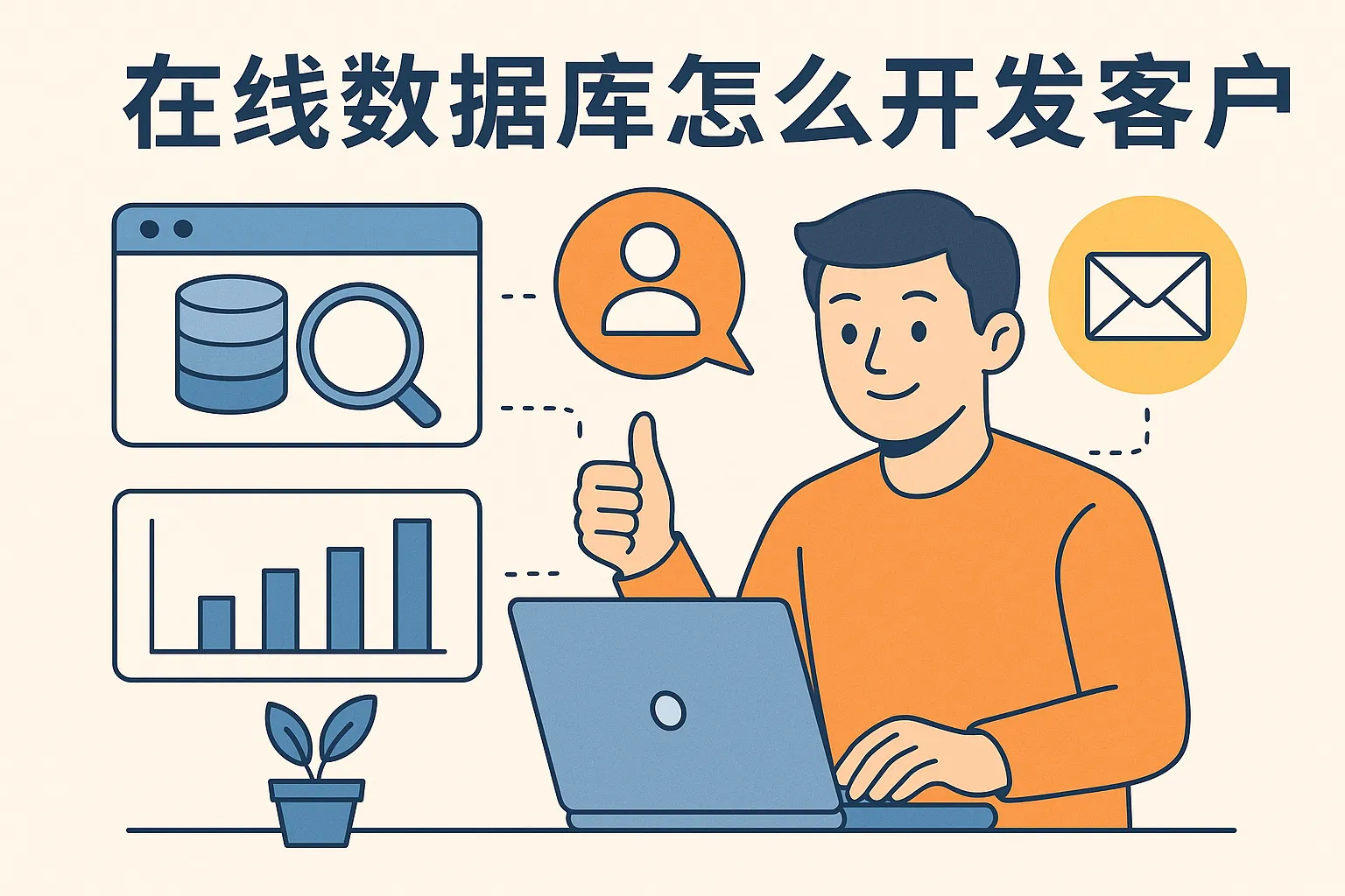 在线数据库怎么开发客户