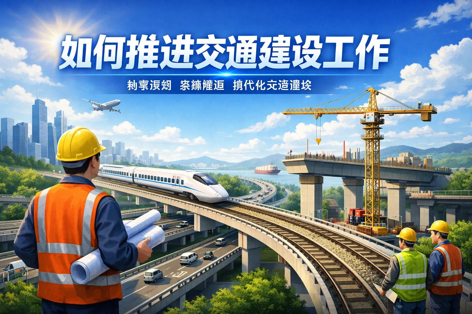 如何推进交通建设工作