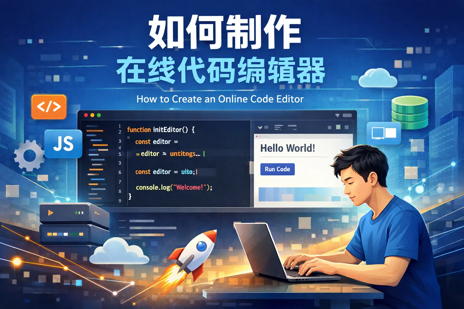 如何制作在线代码编辑器