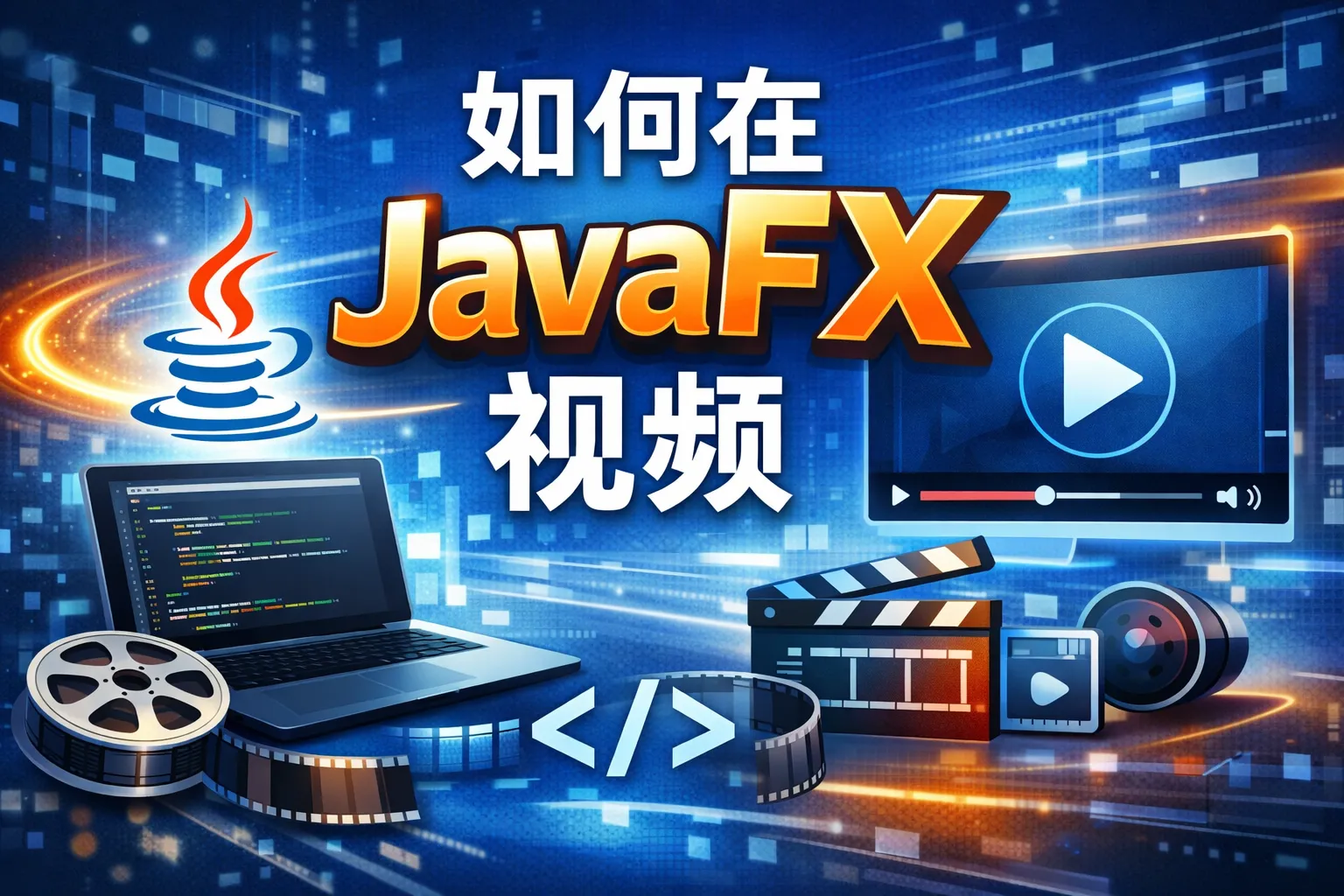 如何在java fx 视频