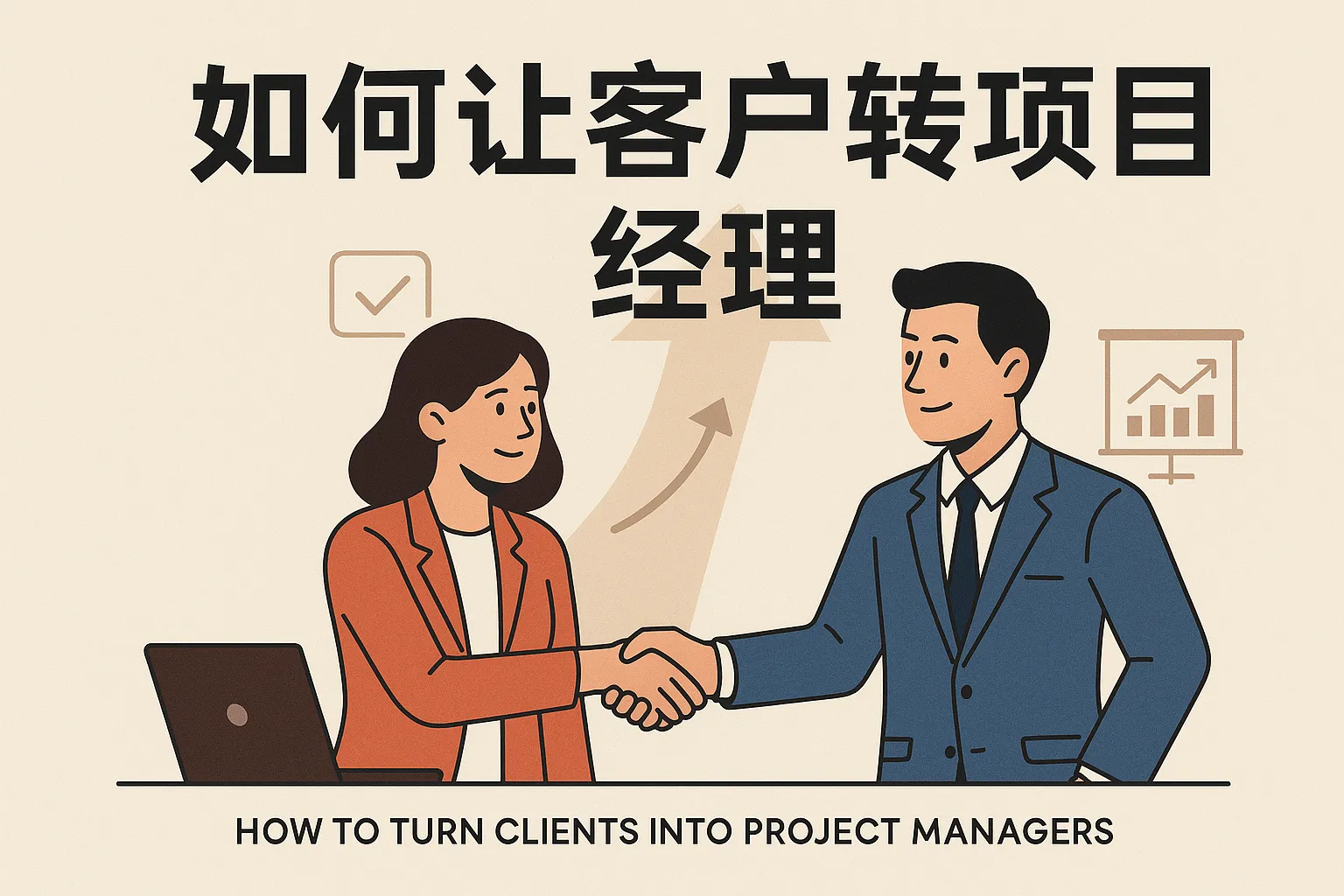 如何让客户转项目经理