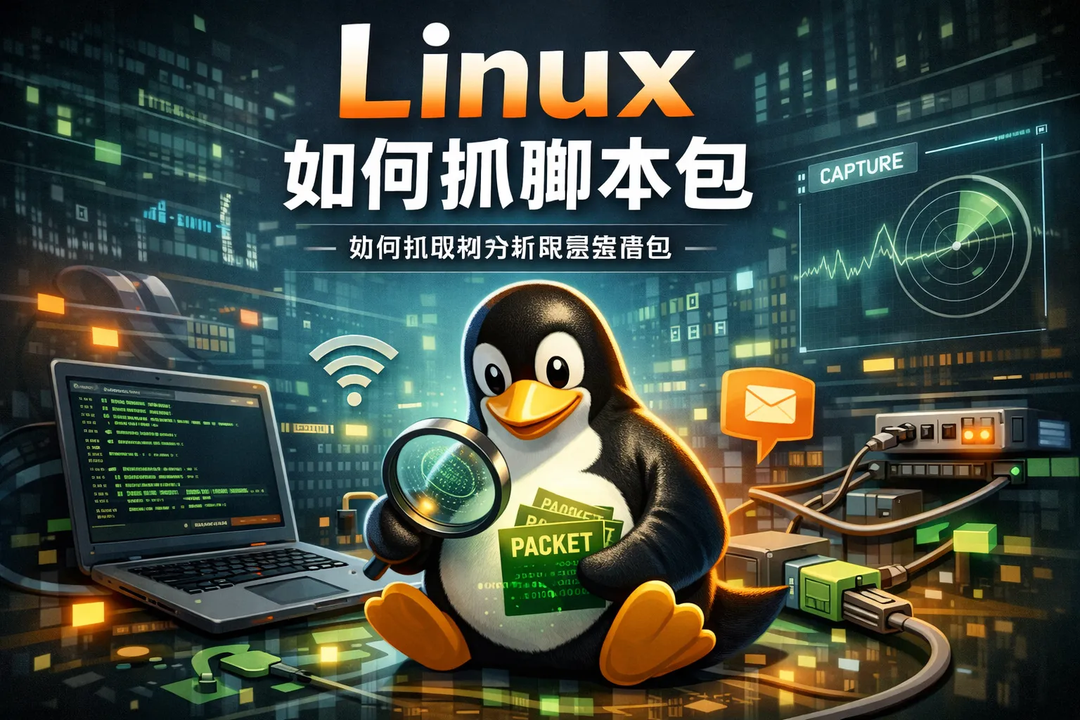 linux如何抓脚本包