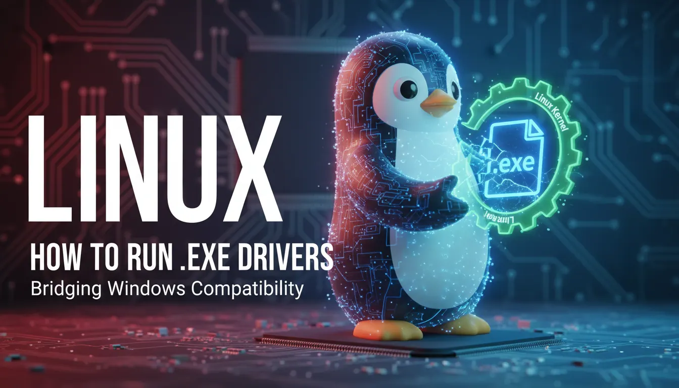 Linux如何运行exe驱动