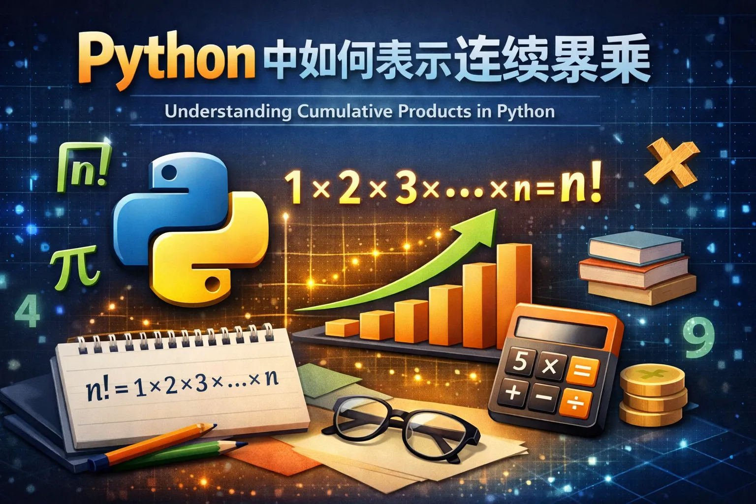 python中如何表示连续累乘