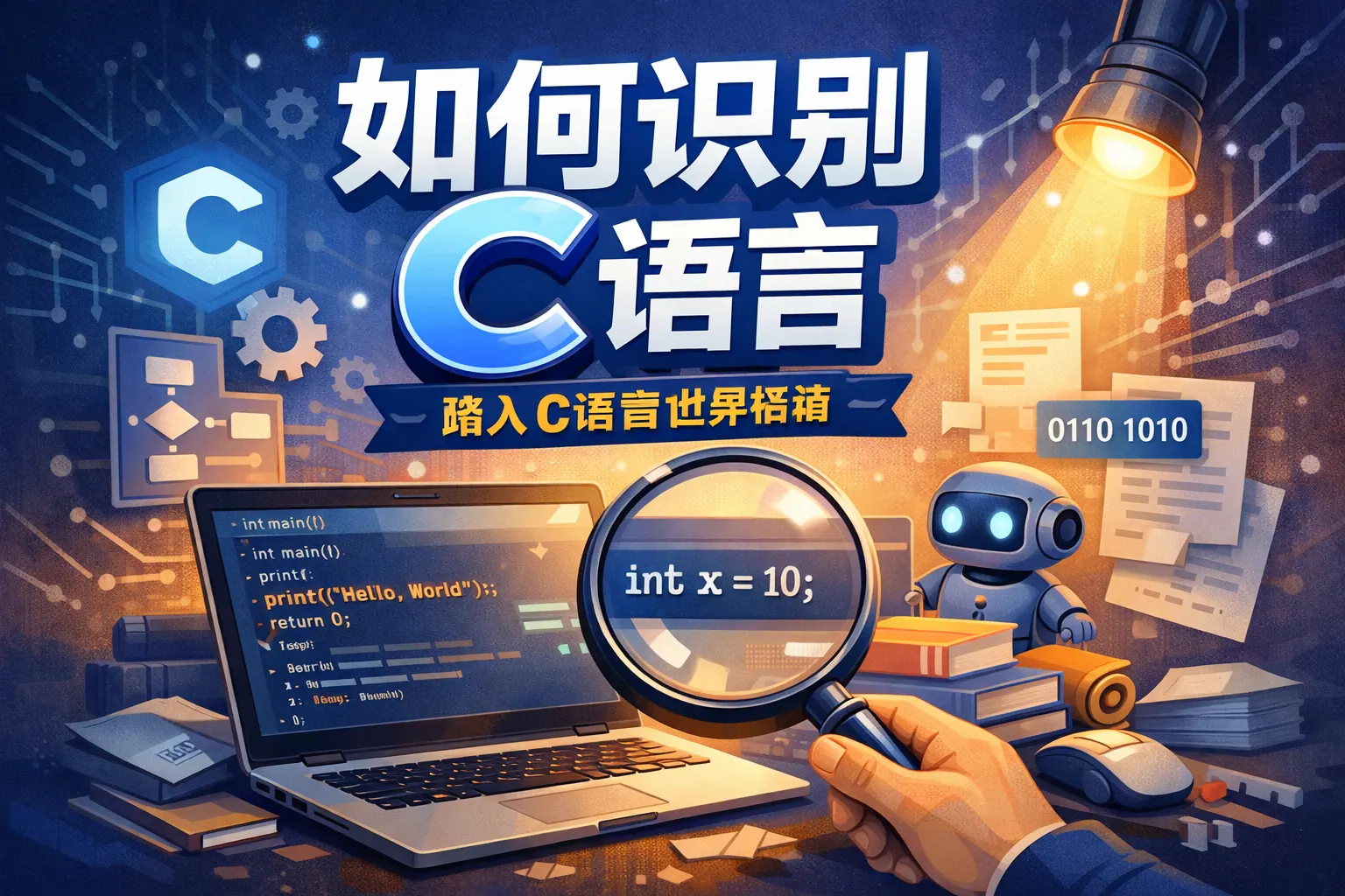 如何识别c 语言中