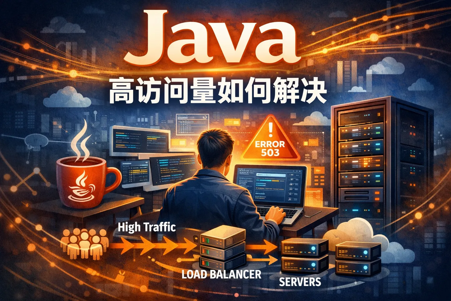 java 高访问量如何解决