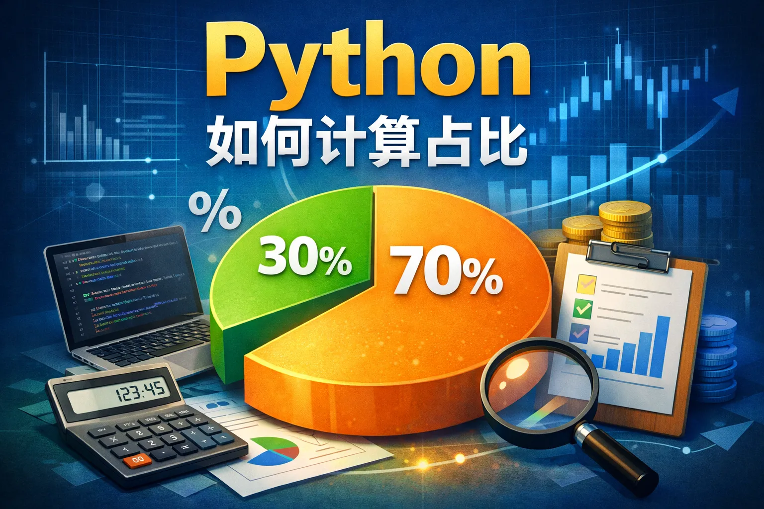 python如何计算占比