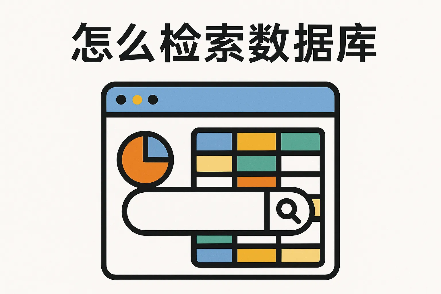 怎么检索数据库