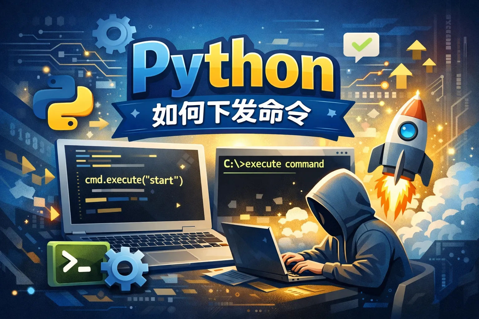 python 如何下发命令