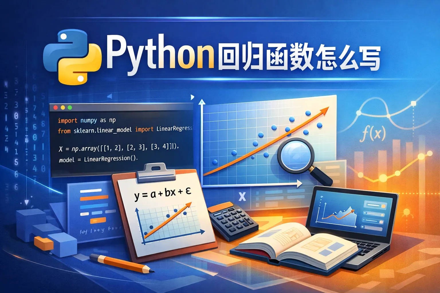 python回归函数怎么写