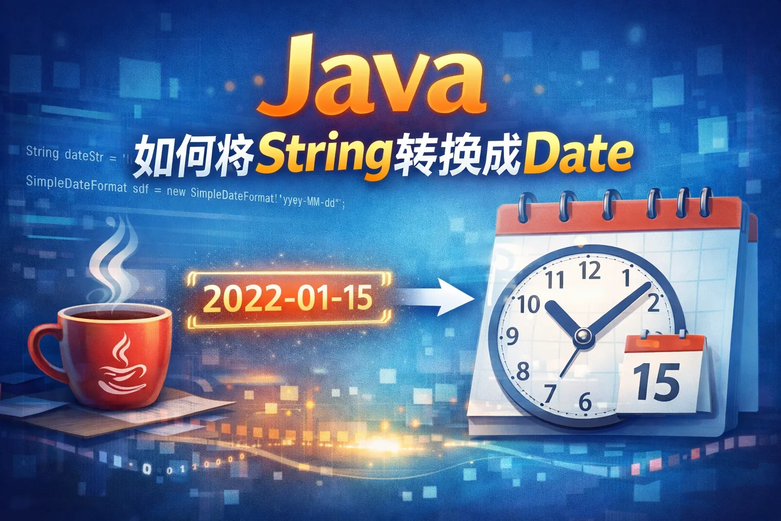 java如何将string转换成date
