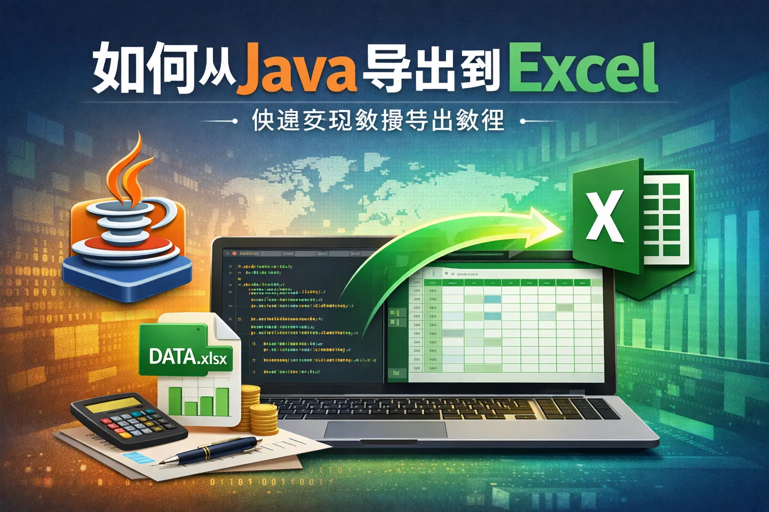 如何从java导出到excel