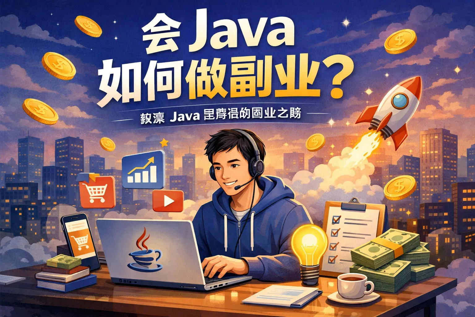 会java如何做副业