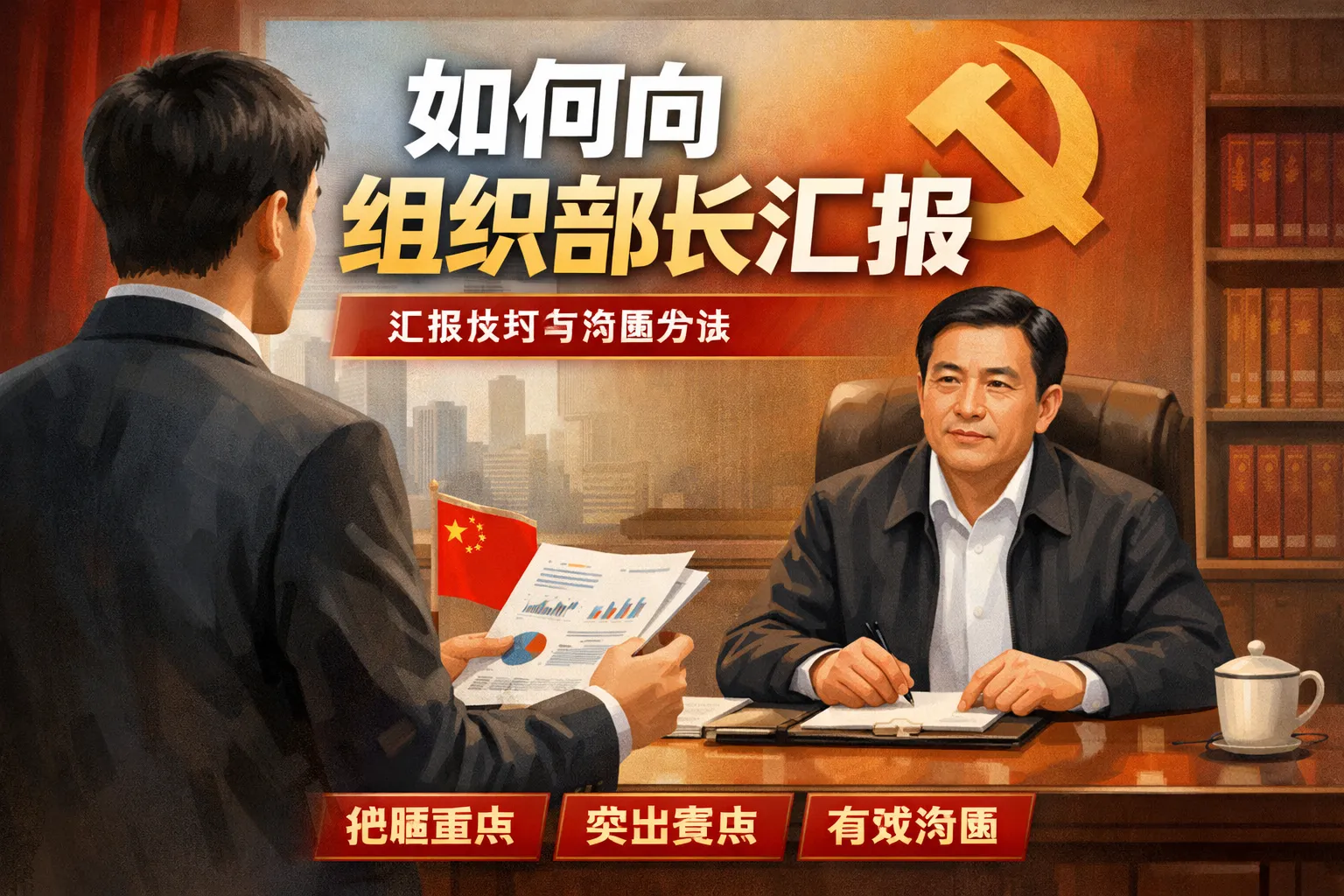 如何向组织部长汇报