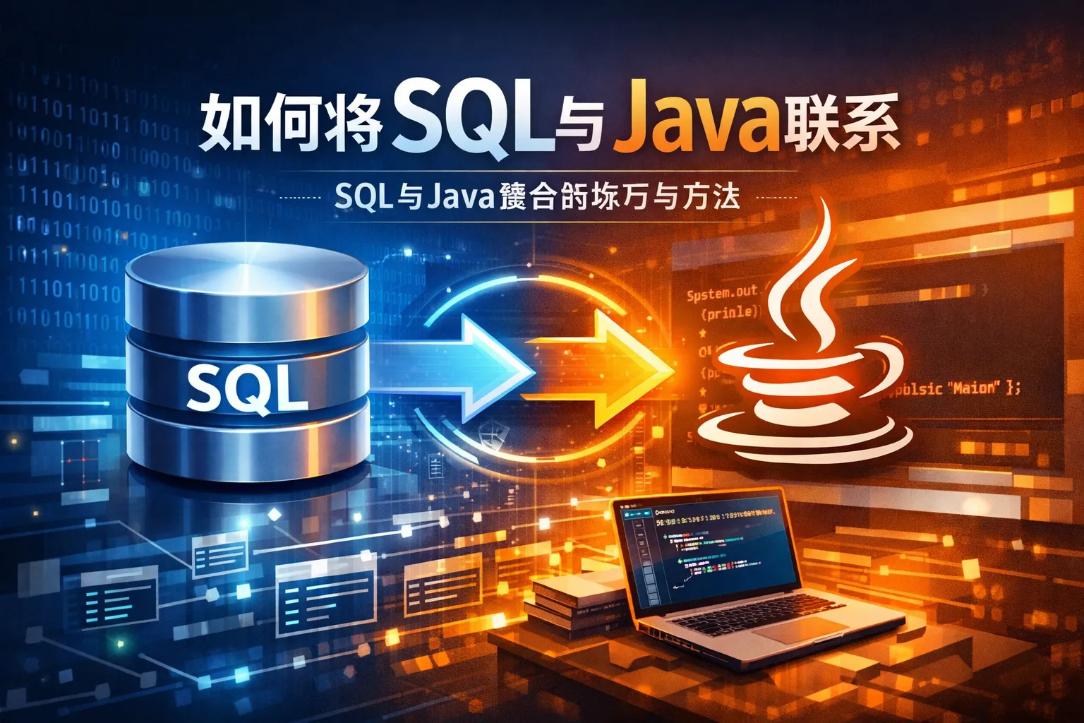 如何将SQL与java联系