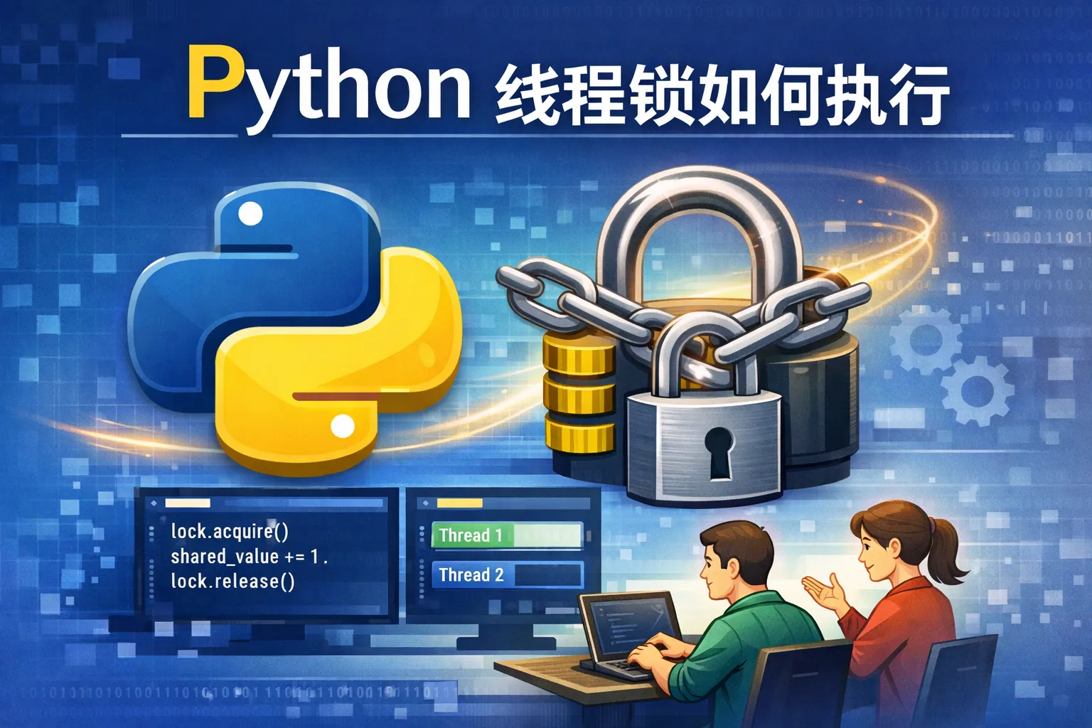 Python线程锁如何执行