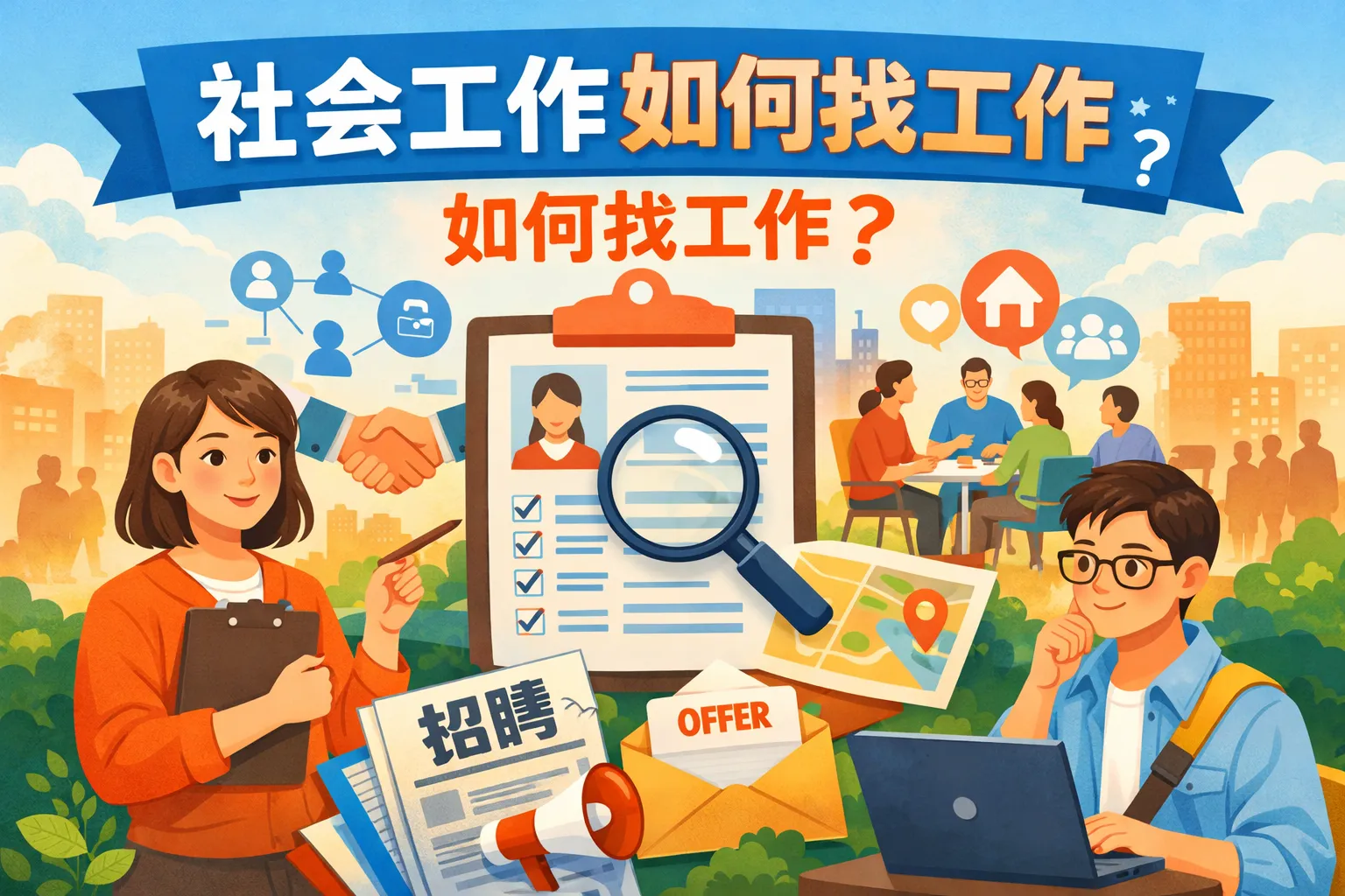 社会工作如何找工作