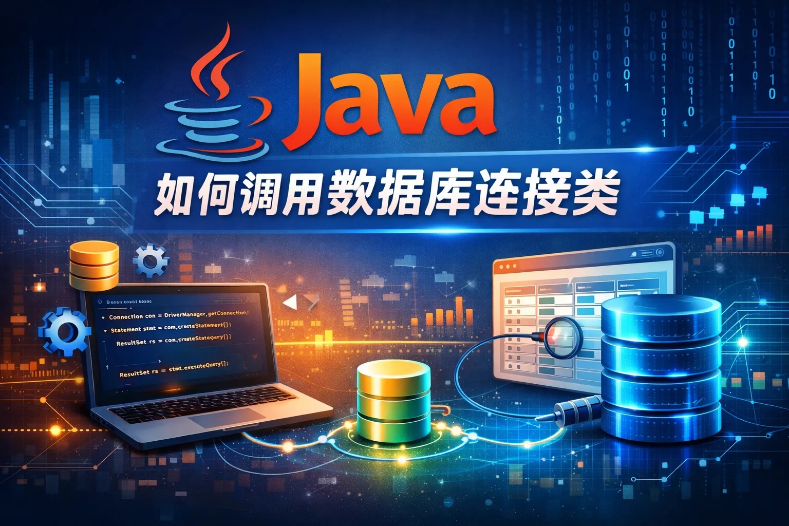 java如何调用数据库连接类