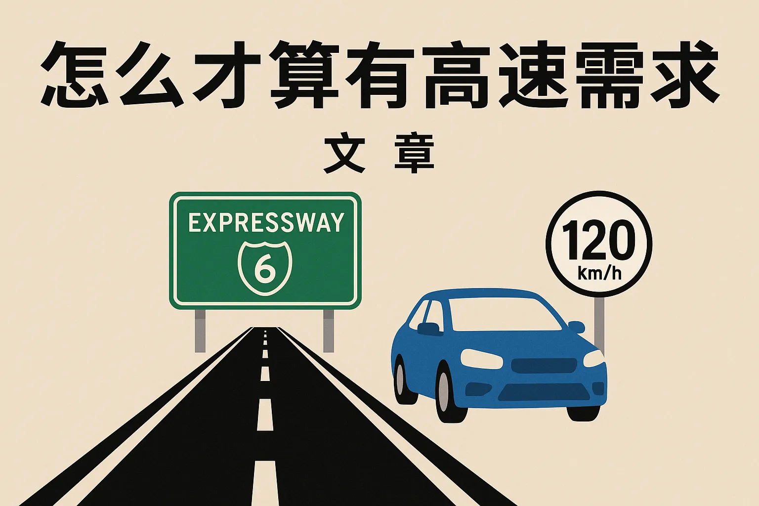 怎么才算有高速需求