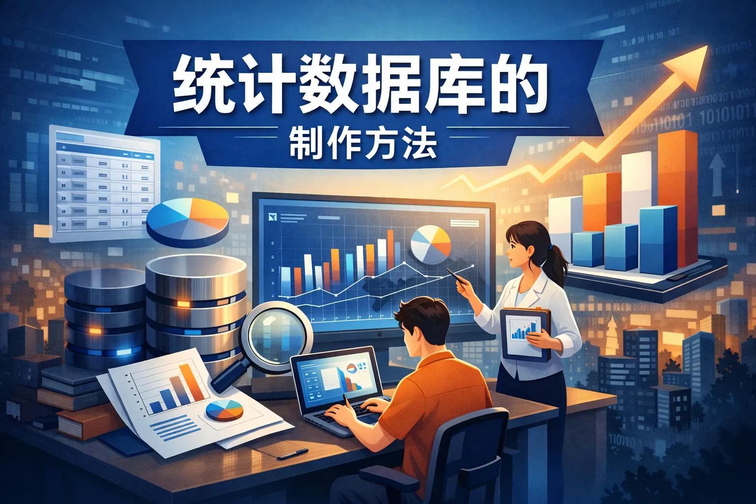 统计数据库的制作方法是