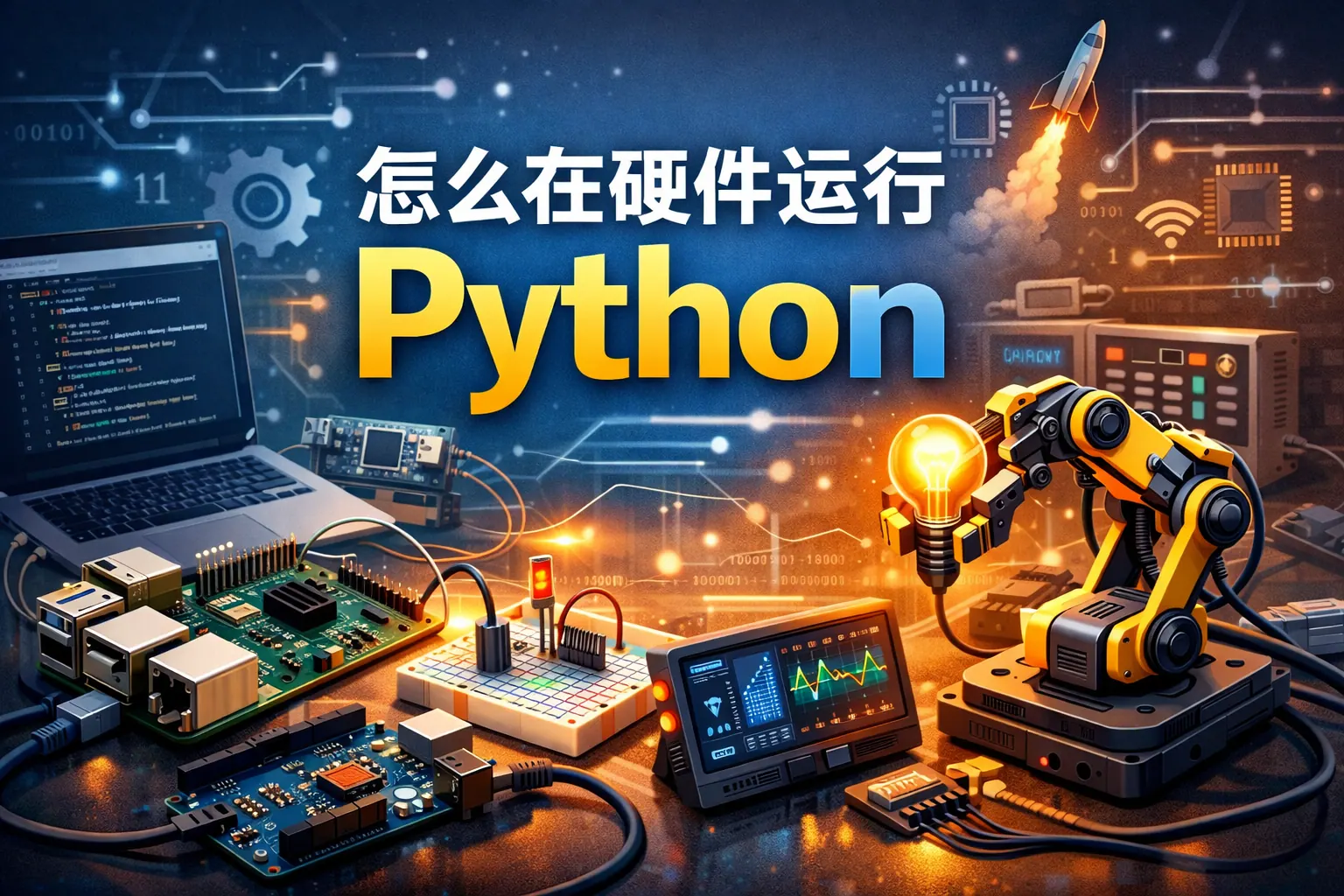 怎么在硬件运行python