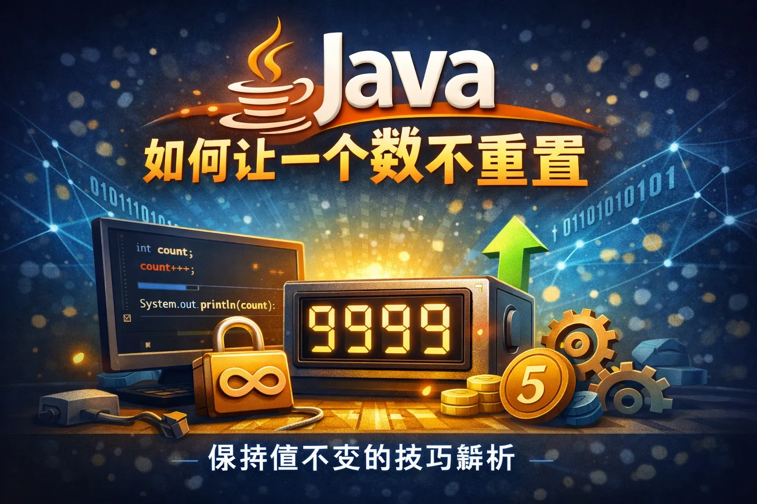 Java如何让一个数不重置